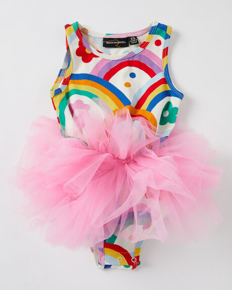 MULTI KIDS GIRLS ROCK YOUR KID DRESSES + PLAYSUITS - TGB2251-RCMULT