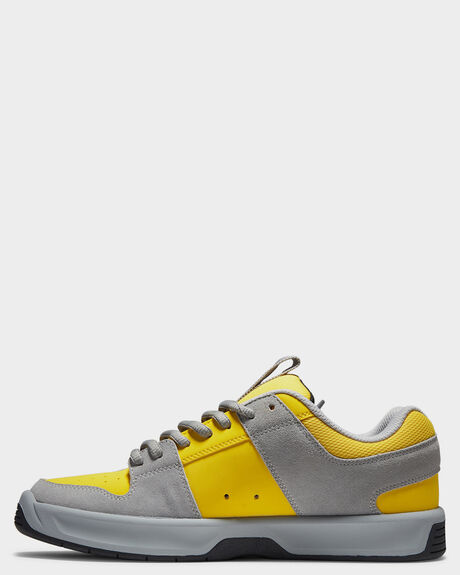 GREY/YELLOW MENS FOOTWEAR DC SHOES SNEAKERS - ADYS100615-GY1