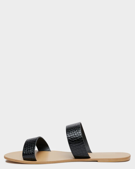 BLACK CROC WOMENS FOOTWEAR BILLINI SANDALS - S658BCROC