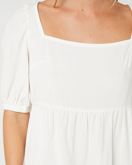 WHITE WOMENS CLOTHING RUSTY DRESSES - DRL1177WHT