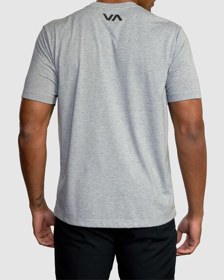 ATHLETIC HEATHER MENS CLOTHING RVCA SPORTSWEAR - AVYZT01370-AHR