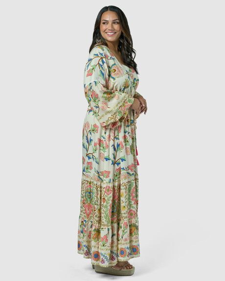 VINTAGE FLORAL WOMENS CLOTHING THE POETIC GYPSY DRESSES - CPSS24605001-10
