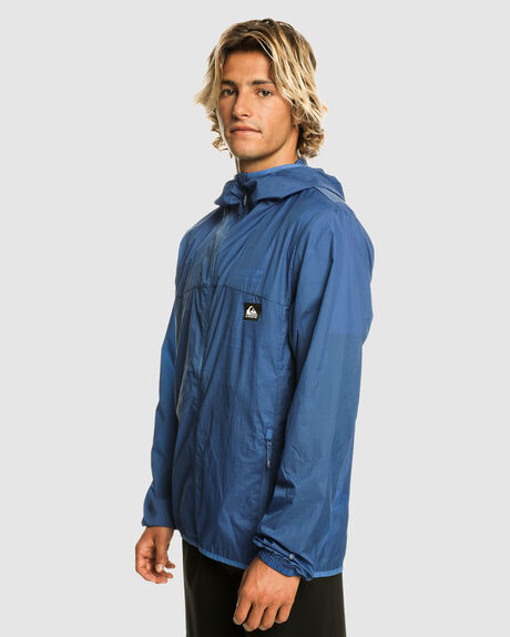 SNORKEL BLUE MENS CLOTHING QUIKSILVER JACKETS - EQYJK03944-BRT0