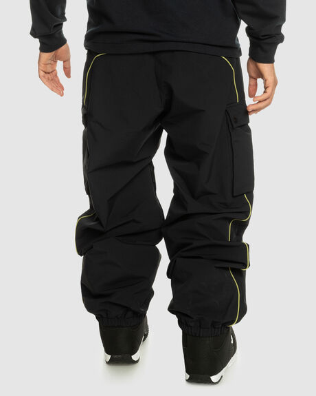 TRUE BLACK SNOW MENS QUIKSILVER SNOW PANTS - EQYTP03199-KVJ0