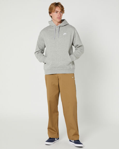 GREY HEATHER MENS CLOTHING NIKE HOODIES - BV2654-063