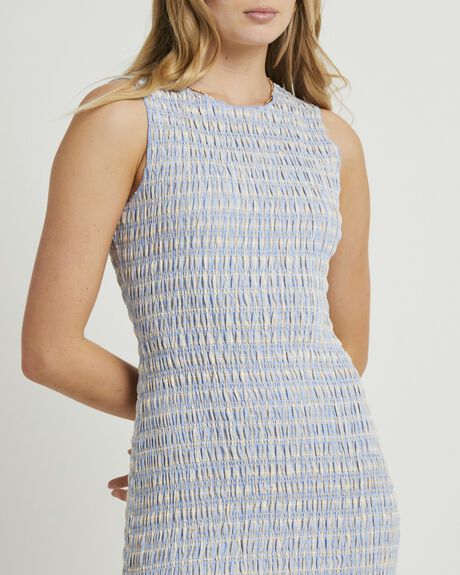 BLUE WOMENS CLOTHING INSIGHT DRESSES - INWS24415-BLU