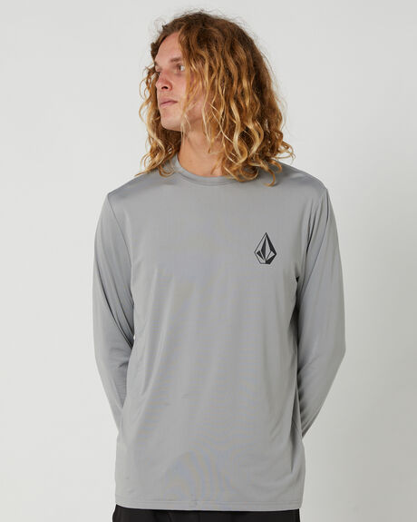 GREY SURF MENS VOLCOM RASHVESTS - A9302300GRY