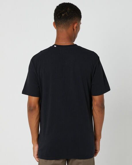 BLACK MENS CLOTHING GLOBE GRAPHIC TEES - GB02330000BLACK
