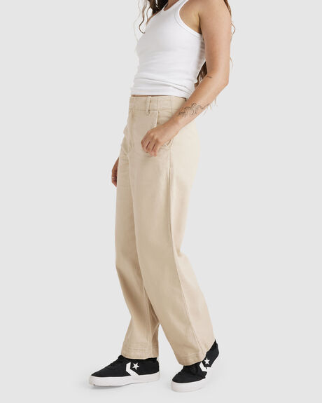 OXFORD TAN WOMENS CLOTHING ELEMENT PANTS - ELJNP00117-OXO