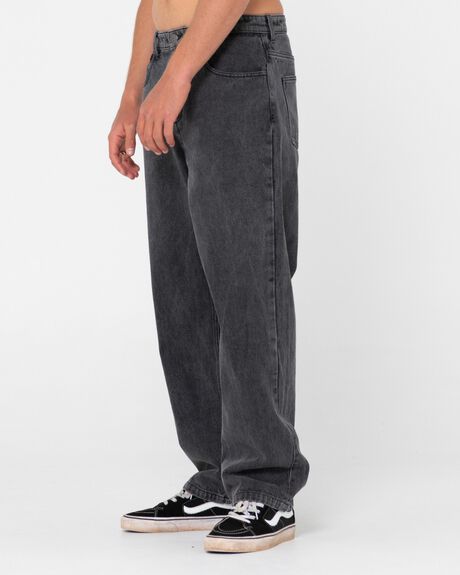 STONE BLACK MENS CLOTHING RUSTY JEANS - P23-DEM0018-STB-30