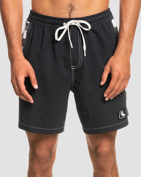 BLACK MENS CLOTHING QUIKSILVER BOARDSHORTS - EQYJV03844-KVJ0