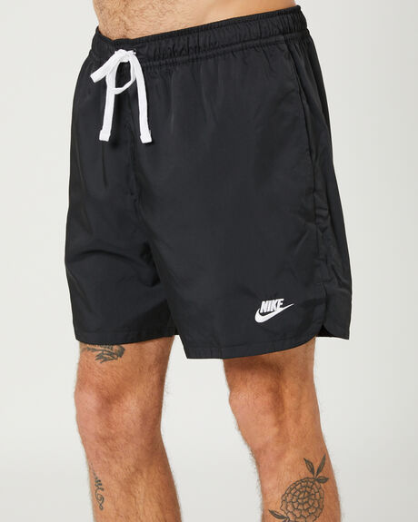 BLACK WHITE MENS CLOTHING NIKE SHORTS - DM6829010