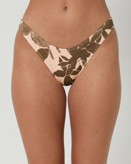 PEACH WOMENS SWIMWEAR POOLSIDE PARADISO BIKINI BOTTOMS - PSB-24311-PEA