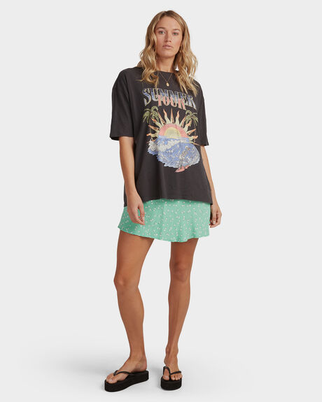 OFF BLACK WOMENS CLOTHING BILLABONG TEES - UBJZT00101-OFB