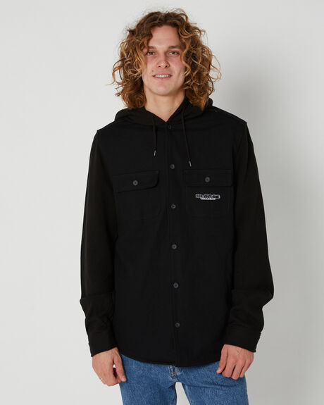 BLACK MENS CLOTHING XLARGE COATS + JACKETS - XL035502BLACK
