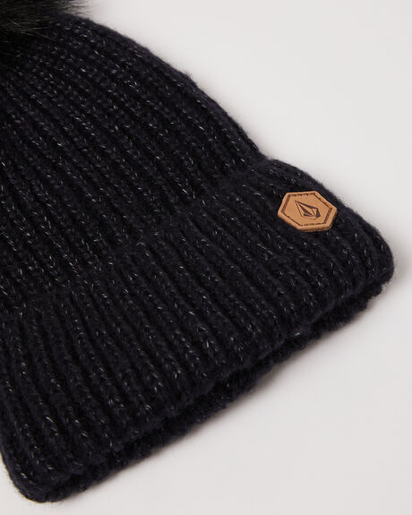 BLACK WOMENS ACCESSORIES VOLCOM HEADWEAR - K5852302BLK