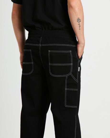 BLACK MENS CLOTHING TAIKAN PANTS - 1000103583-BLK-XS