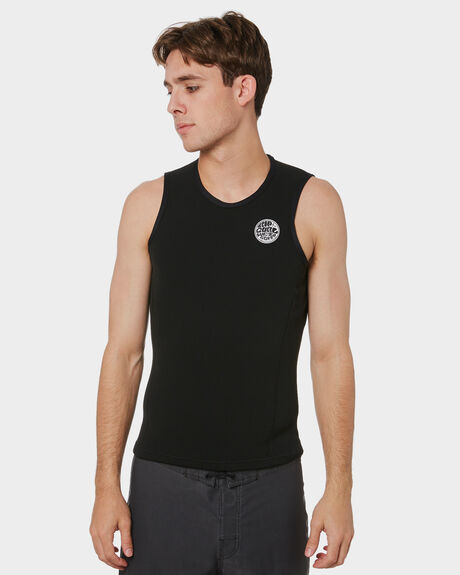 BLACK SURF MENS RIP CURL VESTS - WVEYCM0090