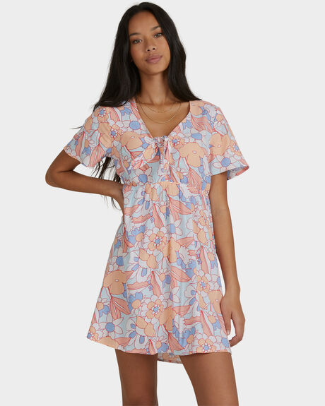 COASTLINE BOUQUET SP WOMENS CLOTHING ROXY DRESSES - URJWD03105-BEM8