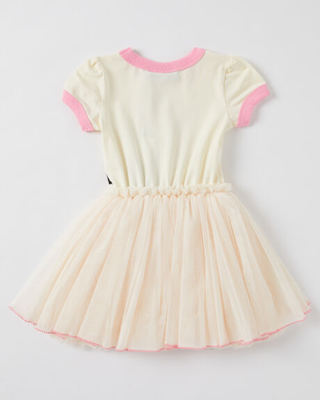 CREAM KIDS GIRLS ROCK YOUR KID DRESSES + PLAYSUITS - TGD22128-KQCREM