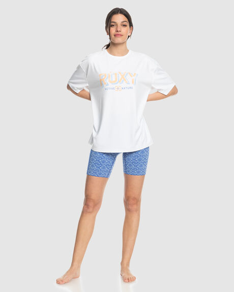 BRIGHT WHITE WOMENS CLOTHING ROXY T-SHIRTS + SINGLETS - ERJKT04118-WBB0