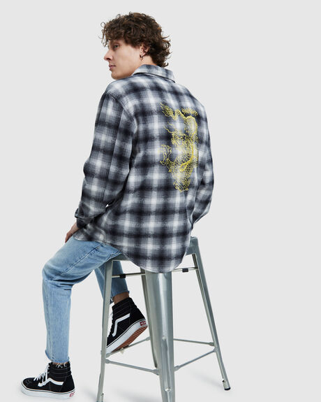 BLACK MENS CLOTHING INSIGHT SHIRTS - 46489700026