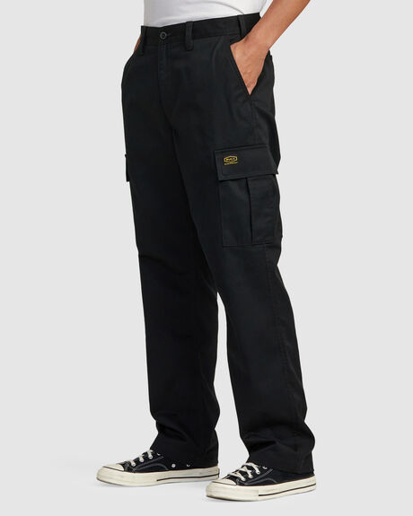 RVCA BLACK MENS CLOTHING RVCA PANTS - AVYNP00228-RVB