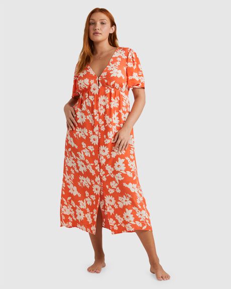 NECTARINE WOMENS CLOTHING BILLABONG DRESSES - UBJWD00312-NZK0