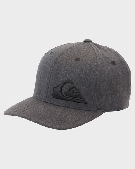 CHARCOAL HEATHER MENS ACCESSORIES QUIKSILVER HEADWEAR - AQYHA04692-KTAH