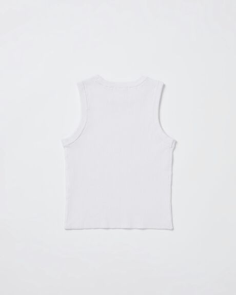WHITE KIDS GIRLS GENERAL PANTS CO. BASICS TOPS - 1000104899-WHT-8-9