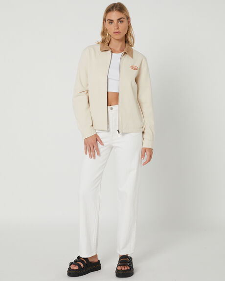 NATURAL WOMENS CLOTHING BRIXTON JACKETS - 03398NAT