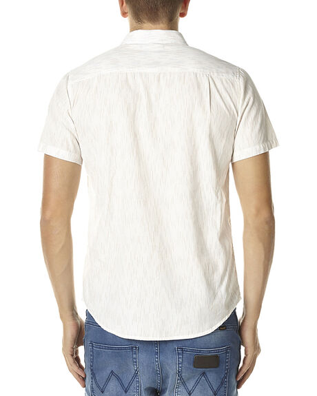 VINTAGE WHITE MENS CLOTHING RVCA SHIRTS - R361185VWHT