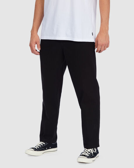BLACK MENS CLOTHING BILLABONG PANTS - ABYNP00142-BLK