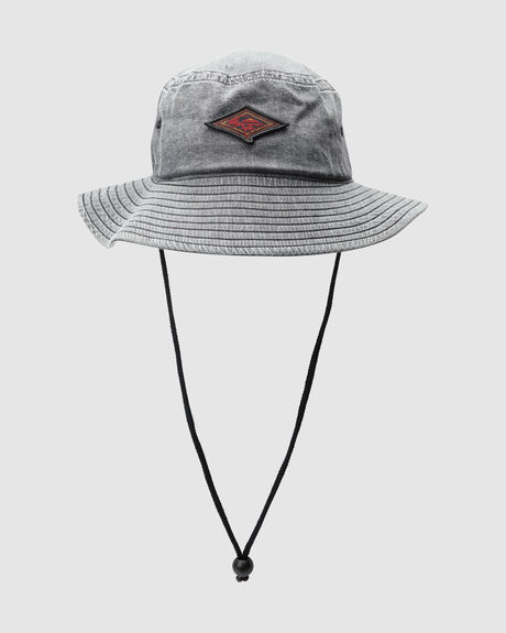 BLACK MENS ACCESSORIES QUIKSILVER HEADWEAR - AQYHA05180-KVJ0