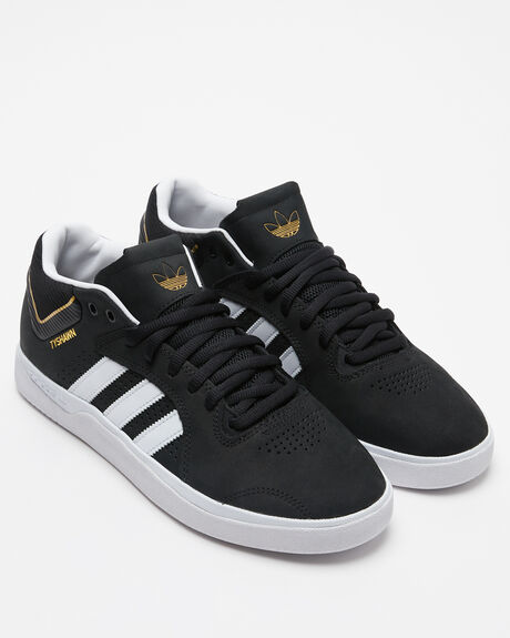 BLACK WHITE GOLD MENS FOOTWEAR ADIDAS SNEAKERS - HQ2011BWGD