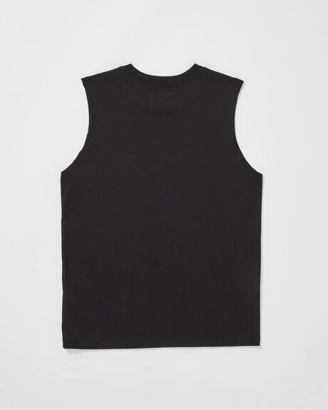 BLACK KIDS YOUTH BOYS GENERAL PANTS CO. BASICS SHIRTS - 1000104809-BLK-8-9