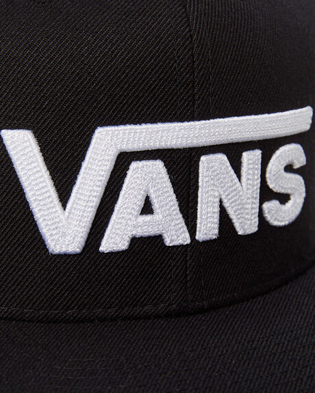 BLACK WHITE MENS ACCESSORIES VANS HEADWEAR - VNA36ORY28BLKWH