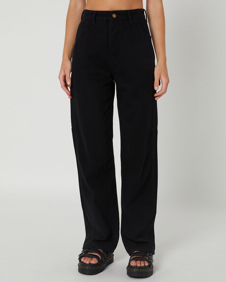 BLACK WOMENS CLOTHING THRILLS JEANS - WTA23-453BBLK