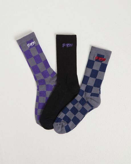 ASSORTED MENS ACCESSORIES SPENCER PROJECT SOCKS + UNDERWEAR - SPMW25910-ASST-ONE