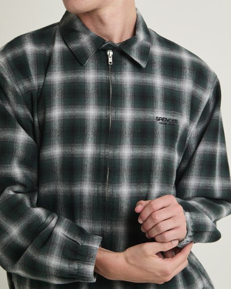 GREEN MENS CLOTHING SPENCER PROJECT COATS + JACKETS - SPMW25844-GRN-S