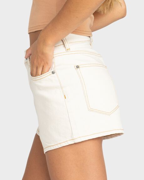 NATURAL WOMENS CLOTHING ROXY SHORTS - ERJDS03323-YEF0