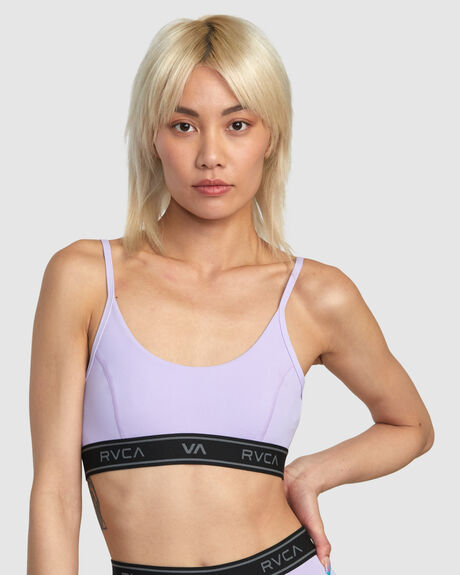 LAVENDER WOMENS ACTIVEWEAR RVCA SPORTS BRAS - AVJKT00162-LAV