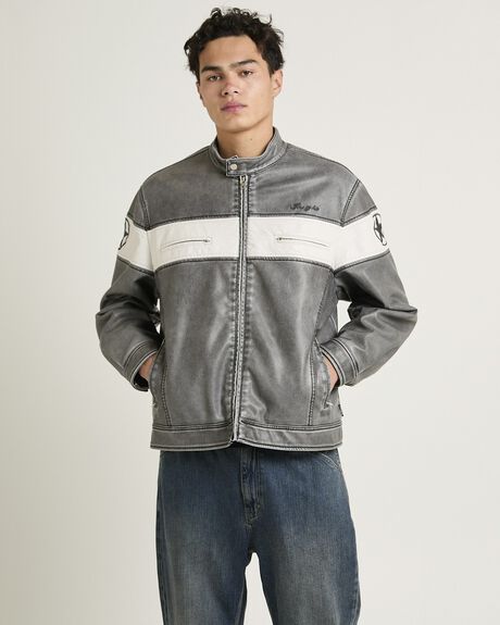 BLACK MENS CLOTHING INSIGHT COATS + JACKETS - INMW25839-BLK-S