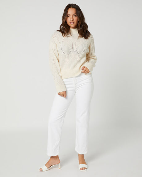 CREAM WOMENS CLOTHING TIGERLILY KNITS + CARDIGANS - T625135CRM