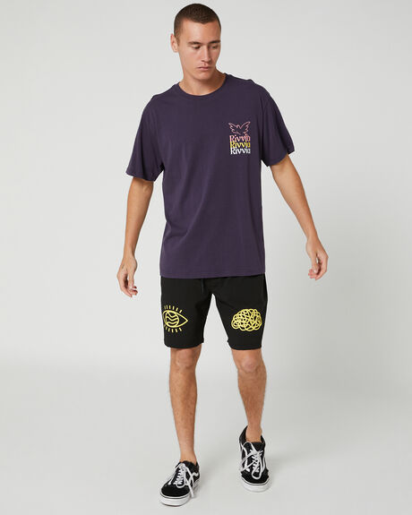 NAVY MENS CLOTHING RIVVIA PROJECTS GRAPHIC TEES - RTE-22403NVY