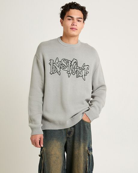 GREY MENS CLOTHING INSIGHT KNITS + CARDIGANS - INMW25819-CHR-S