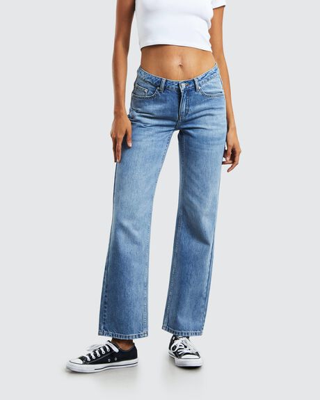surfstitch.com | Marley Low Rise Straight Leg Jeans