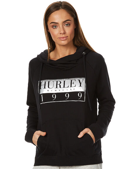 BLACK WOMENS CLOTHING HURLEY JUMPERS - AGFLSTER00A