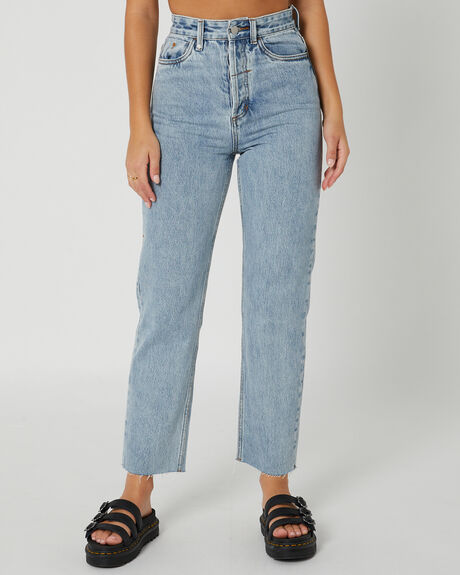GARAGE BLUE WOMENS CLOTHING THRILLS JEANS - WTDP-431EGBLU