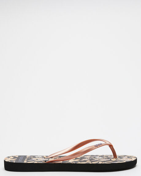 BLACK WOMENS FOOTWEAR RIP CURL THONGS - 15KWOT0090